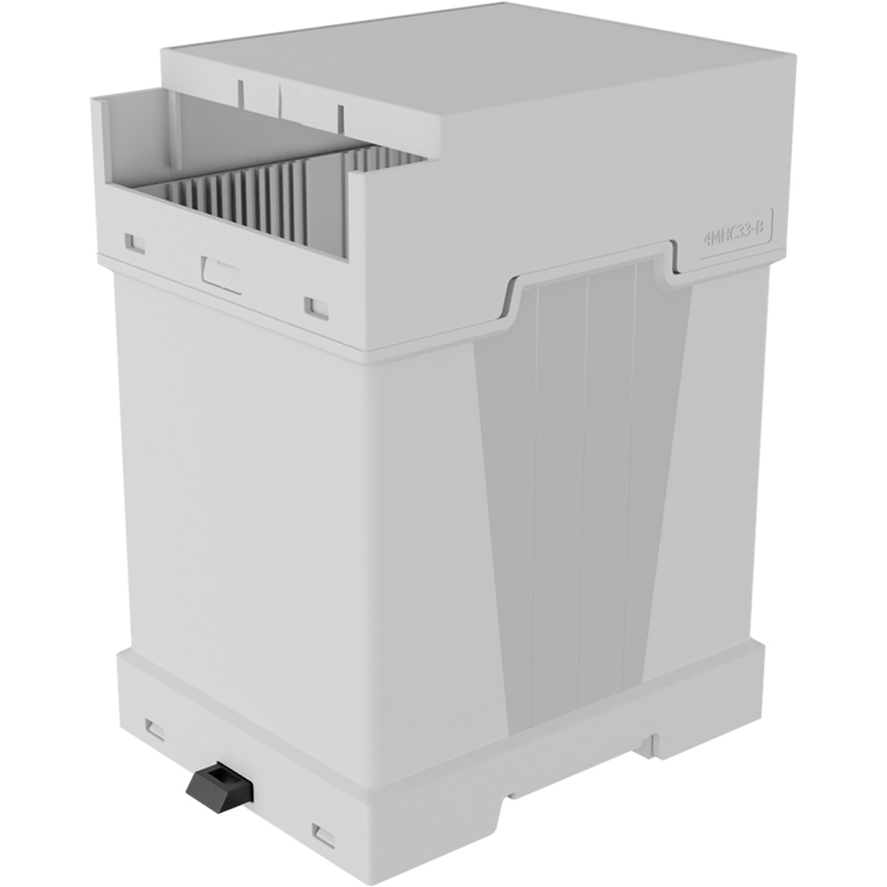 Mini Box Ottico su Barra DIN senza Pannello Frontale I-CASE DIN-SPLICET Mini Box Ottico su Barra DIN senza Pannello Frontale I-CASE DIN-SPLICET